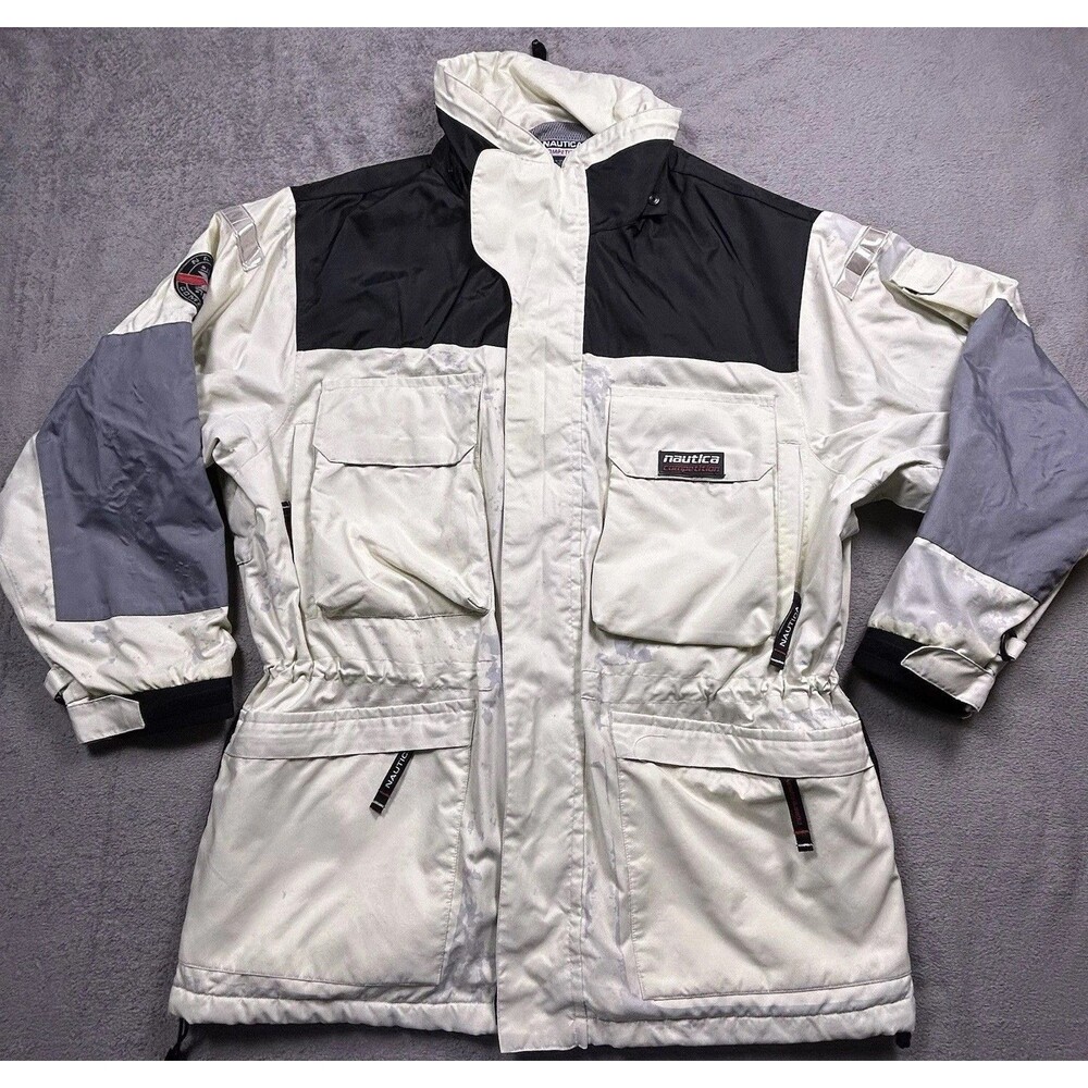 Nautica Competition Nautex Jacket Mens L 90s Colorblock Gorpcore